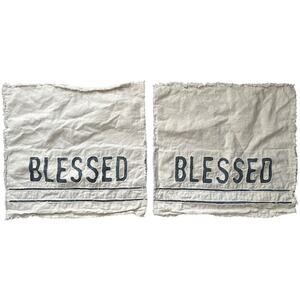Set of 2 Blessed Pillowcases 21"x20"